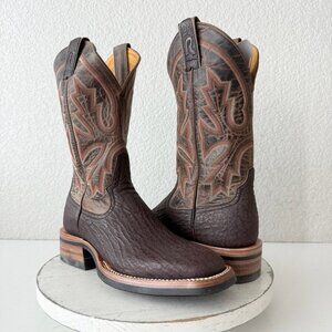 Men's Brown Western Shark Skin Cowboy Boots